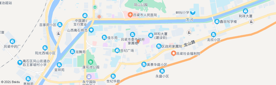 吕梁市政府_公交站地图_吕梁公交_妙搜公交查询2024