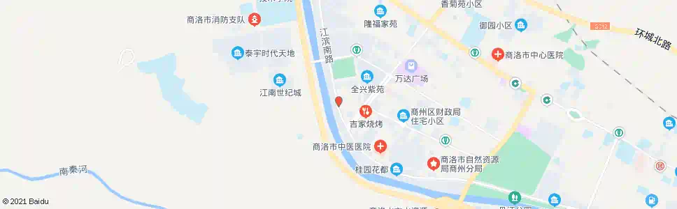 商洛江滨路_公交站地图_商洛公交_妙搜公交查询2024