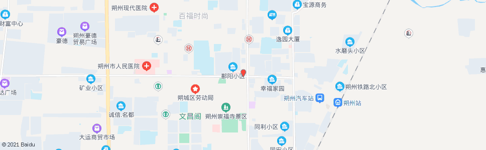 朔州邮电大楼_公交站地图_朔州公交_妙搜公交查询2024