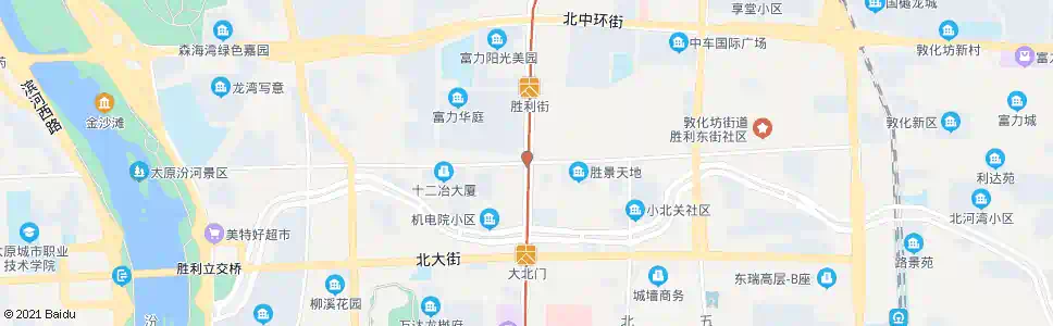 太原胜利街解放北路口_公交站地图_太原公交_妙搜公交查询2024