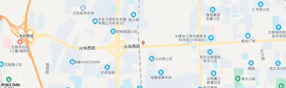 太原公交集团公司(金沙江浴苑)_公交站地图_太原公交_妙搜公交查询2024