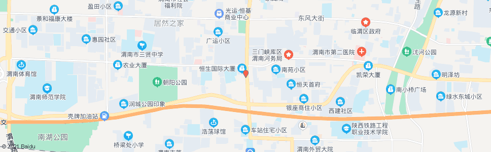 渭南前进路十字_公交站地图_渭南公交_妙搜公交查询2024