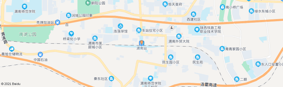 渭南站南电池厂_公交站地图_渭南公交_妙搜公交查询2024