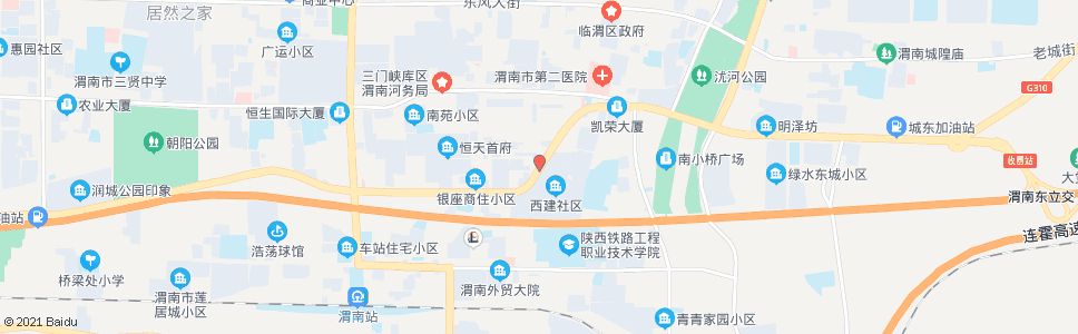 渭南西电一公司_公交站地图_渭南公交_妙搜公交查询2024