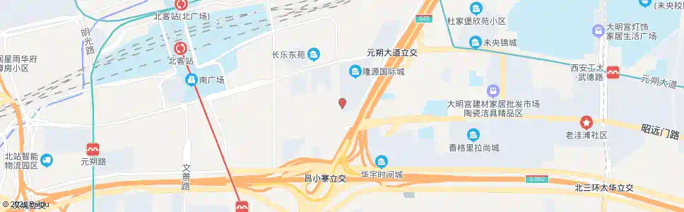 西安韩家湾_公交站地图_西安公交_妙搜公交查询2024