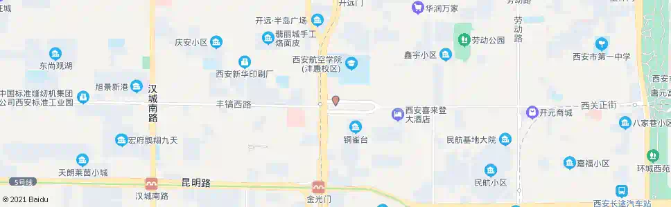 西安土门_公交站地图_西安公交_妙搜公交查询2024