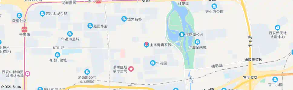 西安金裕青青家园_公交站地图_西安公交_妙搜公交查询2024