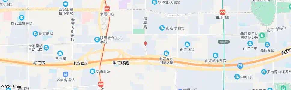 西安翠华路_公交站地图_西安公交_妙搜公交查询2024