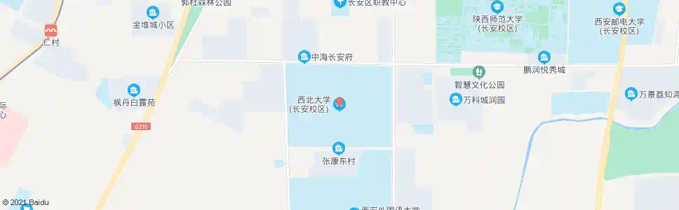 西安西北大学南校区_公交站地图_西安公交_妙搜公交查询2024