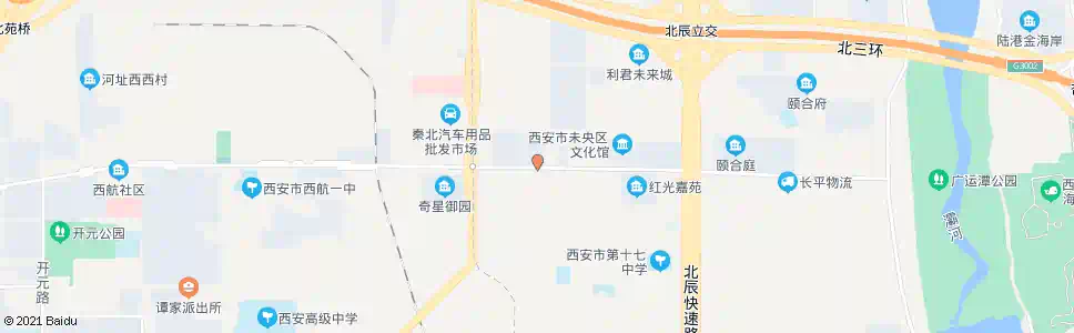 西安大明宫管业基地_公交站地图_西安公交_妙搜公交查询2024