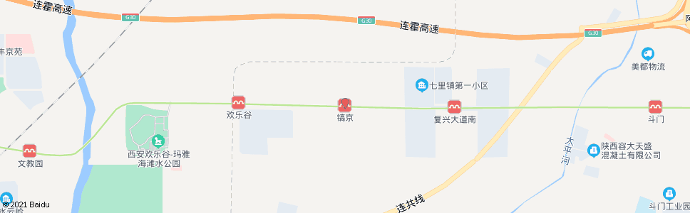 西安镐京_公交站地图_西安公交_妙搜公交查询2024