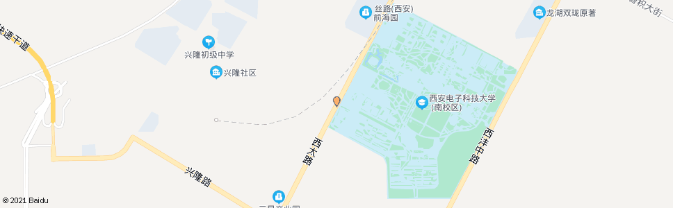 西安甘河路口_公交站地图_西安公交_妙搜公交查询2024