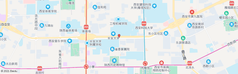 西安文艺路南口_公交站地图_西安公交_妙搜公交查询2024