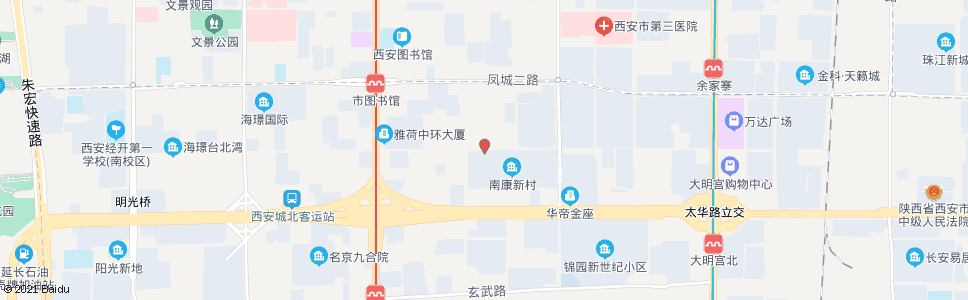 西安南康新村西门_公交站地图_西安公交_妙搜公交查询2024