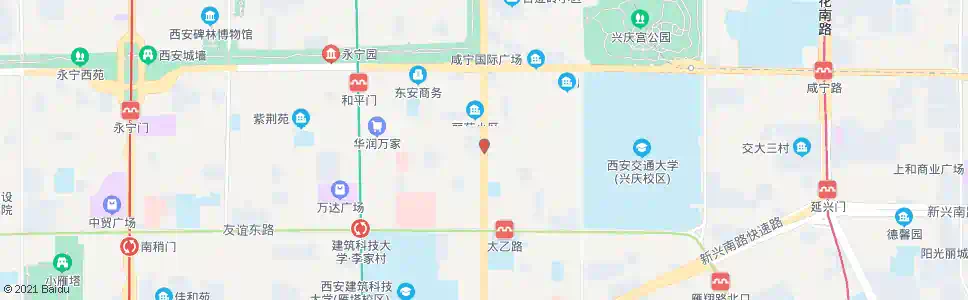 西安建东街东段_公交站地图_西安公交_妙搜公交查询2024