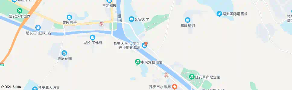 延安杨家岭_公交站地图_延安公交_妙搜公交查询2024