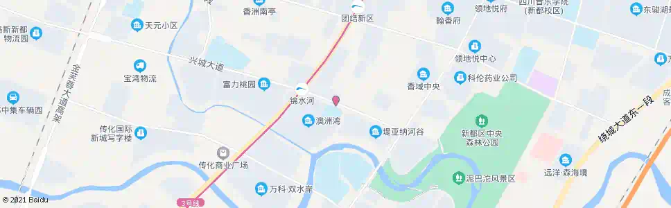 成都澳洲湾广场_公交站地图_成都公交_妙搜公交查询2024