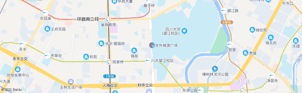 成都檬柏路科华北路口_公交站地图_成都公交_妙搜公交查询2024