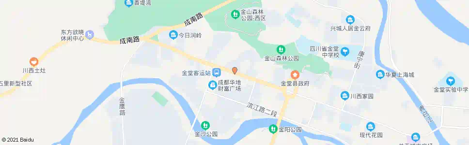 成都现代名城_公交站地图_成都公交_妙搜公交查询2024