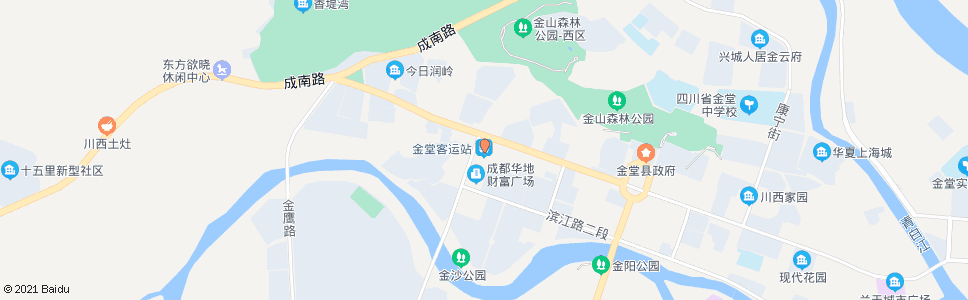 成都金堂客运中心站_公交站地图_成都公交_妙搜公交查询2024