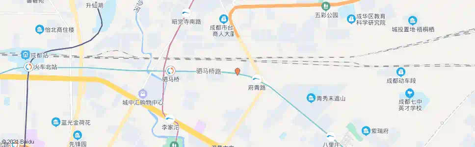 成都驷马桥路东_公交站地图_成都公交_妙搜公交查询2024