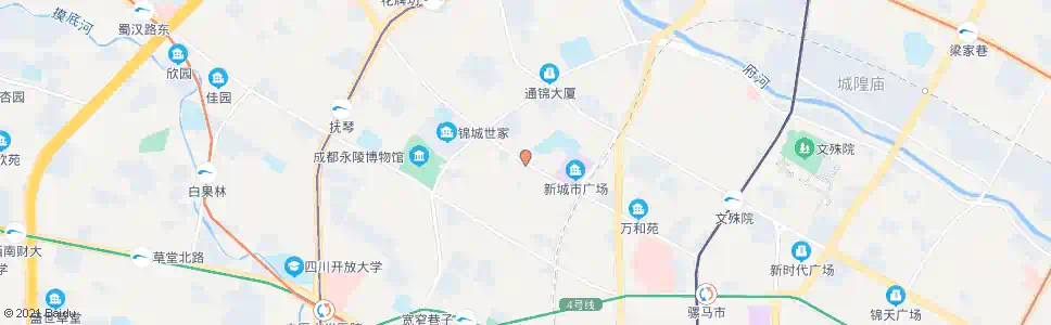 成都西月城街_公交站地图_成都公交_妙搜公交查询2024