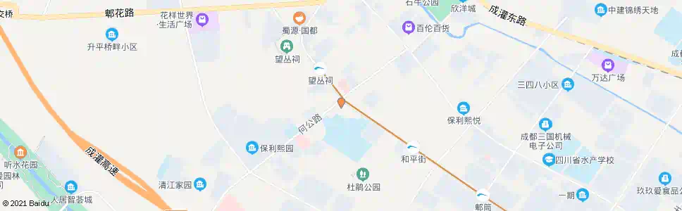 成都金花桥_公交站地图_成都公交_妙搜公交查询2024