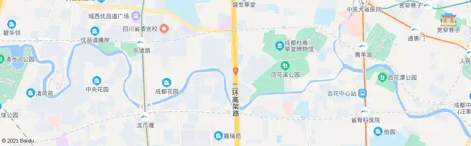 成都二环清水河_公交站地图_成都公交_妙搜公交查询2024