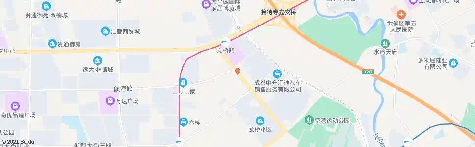 成都时代小镇_公交站地图_成都公交_妙搜公交查询2024