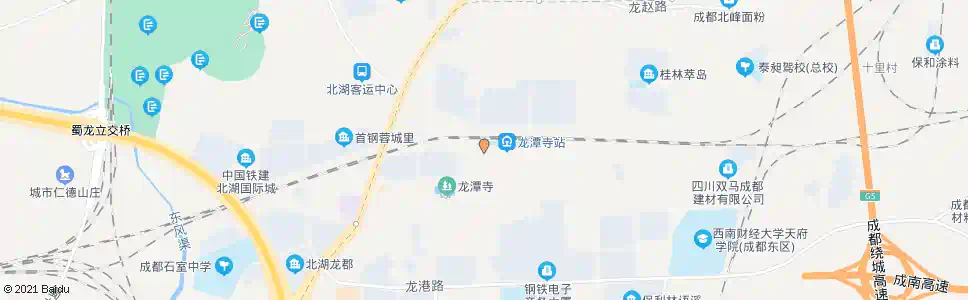 成都龙潭寺东路中_公交站地图_成都公交_妙搜公交查询2024