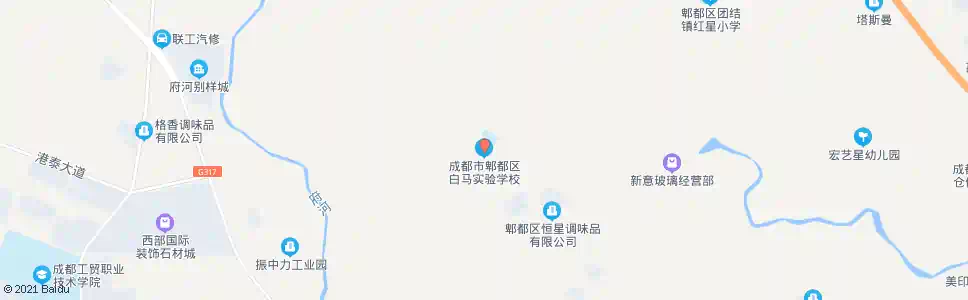 成都白马实验学校_公交站地图_成都公交_妙搜公交查询2024