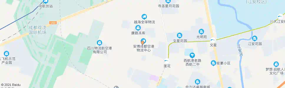 成都物流大道口_公交站地图_成都公交_妙搜公交查询2024