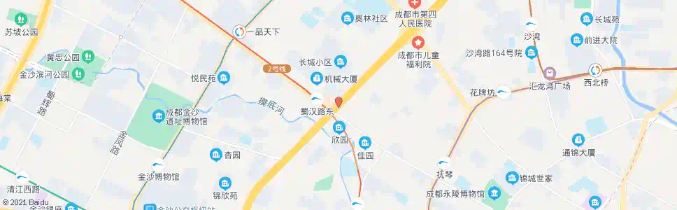 成都二环蜀汉路口_公交站地图_成都公交_妙搜公交查询2024