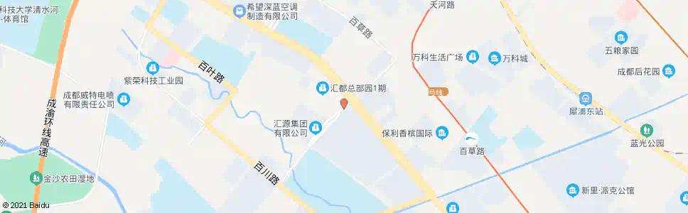 成都新业路北_公交站地图_成都公交_妙搜公交查询2024