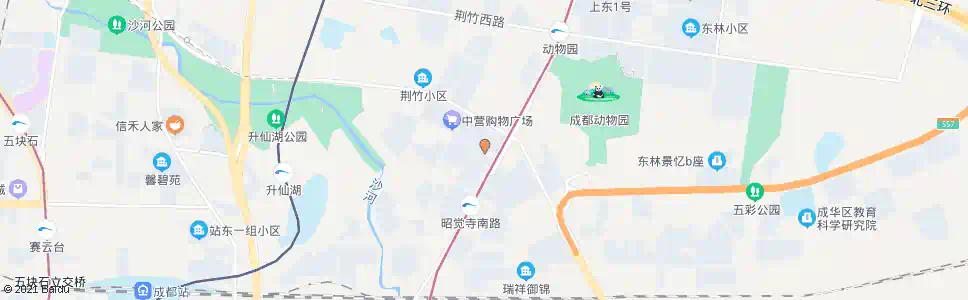 成都洪家坡_公交站地图_成都公交_妙搜公交查询2024