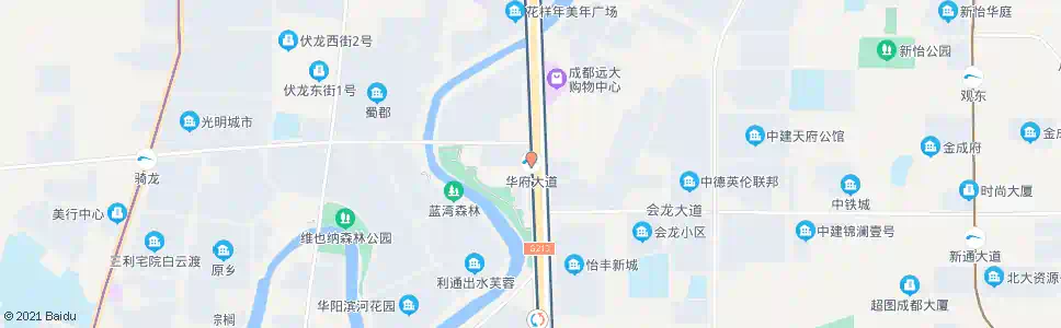 成都地铁华府大道站_公交站地图_成都公交_妙搜公交查询2024