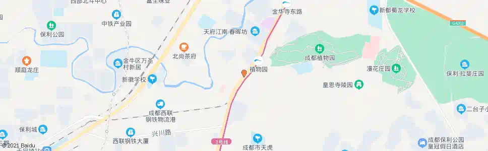 成都川陕路北_公交站地图_成都公交_妙搜公交查询2024