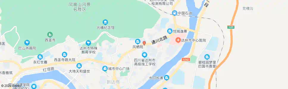 达州凤翎关_公交站地图_达州公交_妙搜公交查询2024