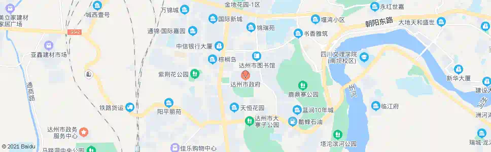 达州县政府_公交站地图_达州公交_妙搜公交查询2024