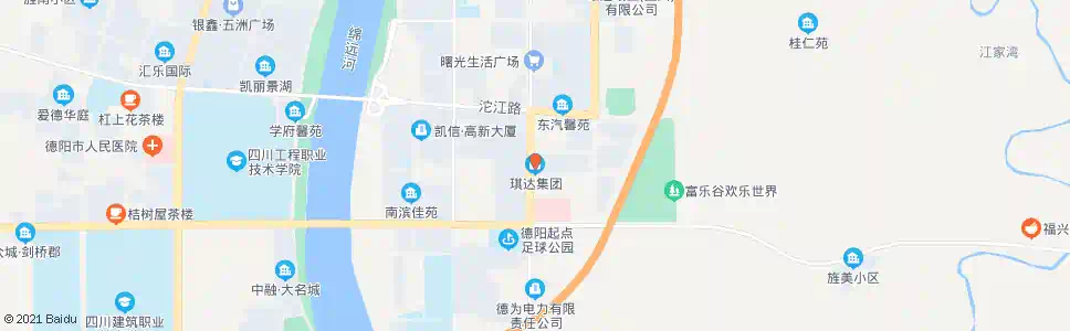 德阳琪达集团_公交站地图_德阳公交_妙搜公交查询2024