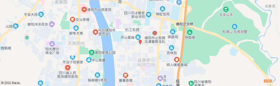 德阳国税局(北海路)_公交站地图_德阳公交_妙搜公交查询2024