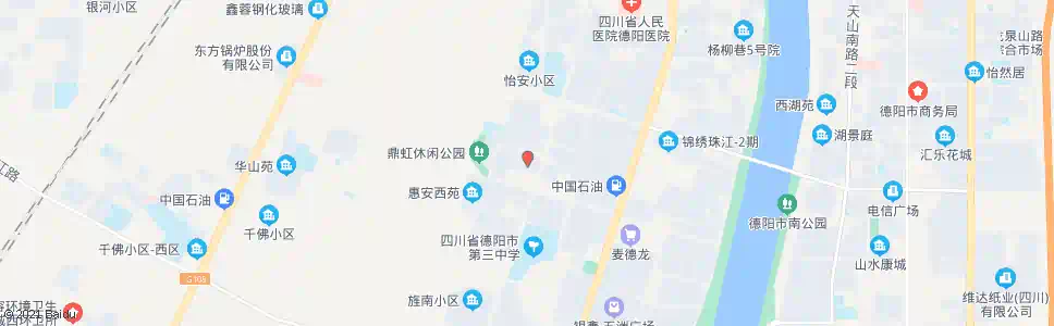 德阳华西宾馆_公交站地图_德阳公交_妙搜公交查询2024