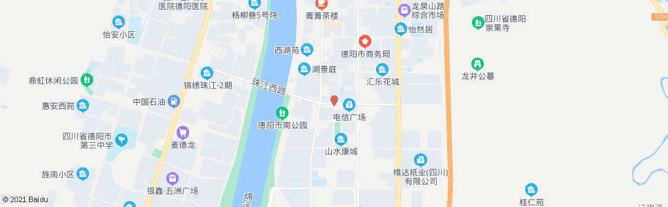 德阳电信大楼_公交站地图_德阳公交_妙搜公交查询2024