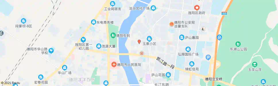 德阳宝山街_公交站地图_德阳公交_妙搜公交查询2024