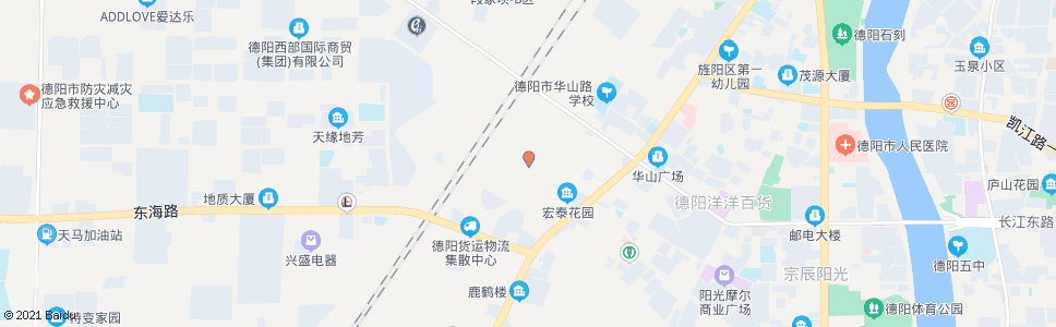 德阳公交公司(雍城北路)_公交站地图_德阳公交_妙搜公交查询2024