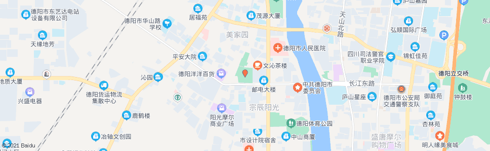 德阳喷泉广场_公交站地图_德阳公交_妙搜公交查询2024