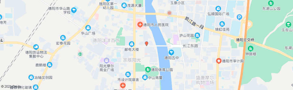 德阳物资大厦(千程通信)_公交站地图_德阳公交_妙搜公交查询2024