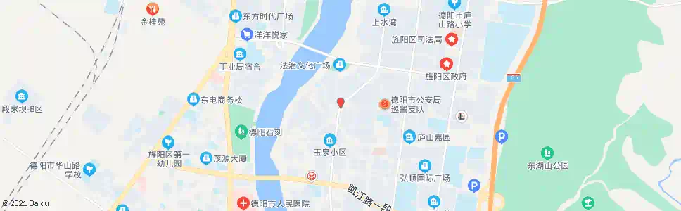 德阳玉泉市场北_公交站地图_德阳公交_妙搜公交查询2024