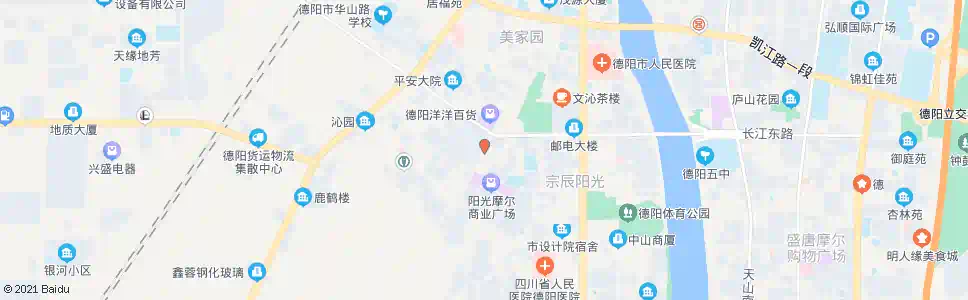 德阳凉山街口_公交站地图_德阳公交_妙搜公交查询2024