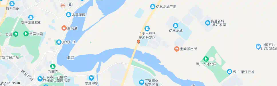 广安白塔大桥_公交站地图_广安公交_妙搜公交查询2024